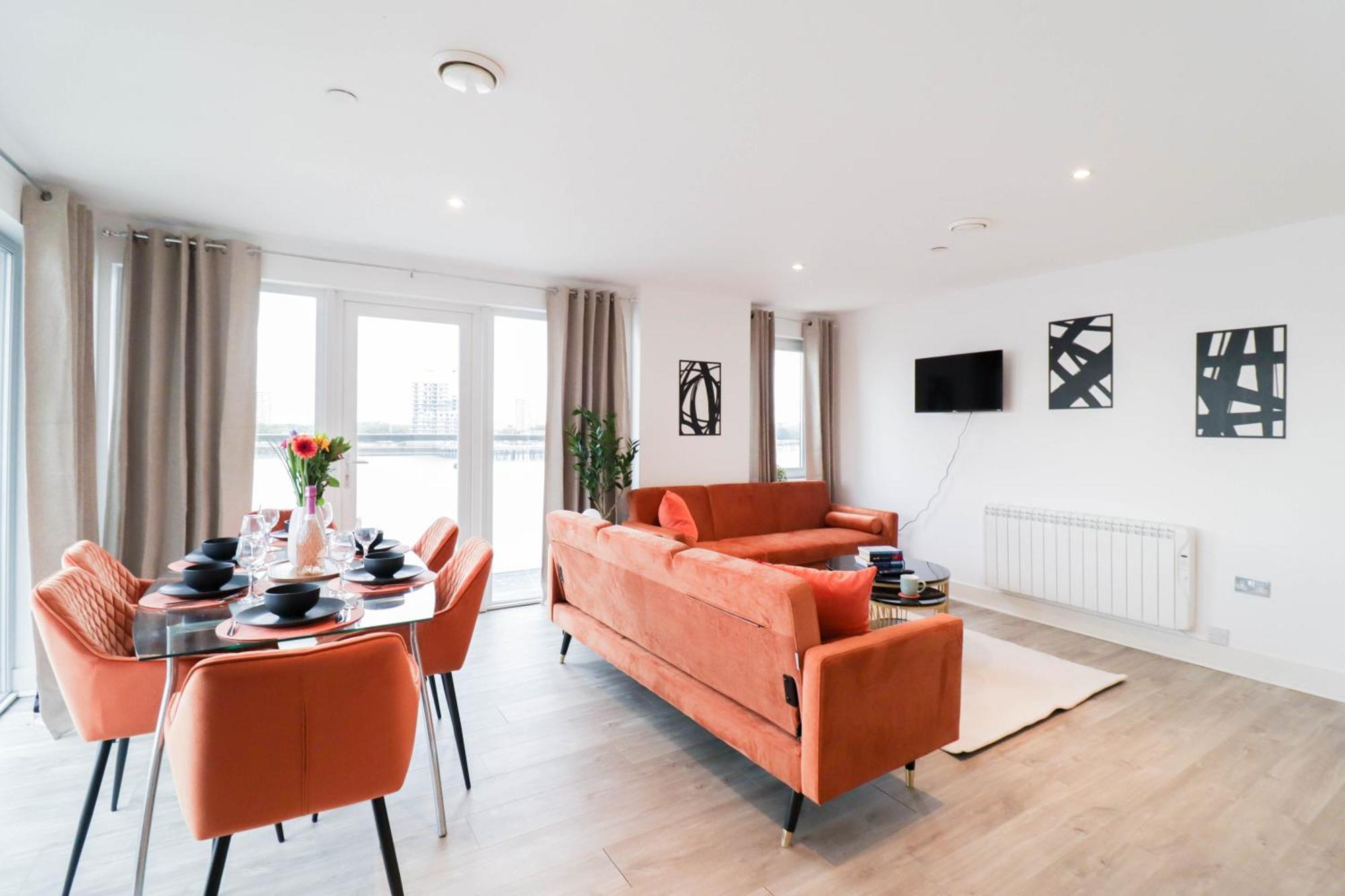 Appartement Spacious And Sunny Flat L River Balcony View ! Londres